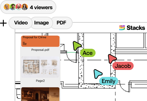 Sharing visuals with Airtime Stacks