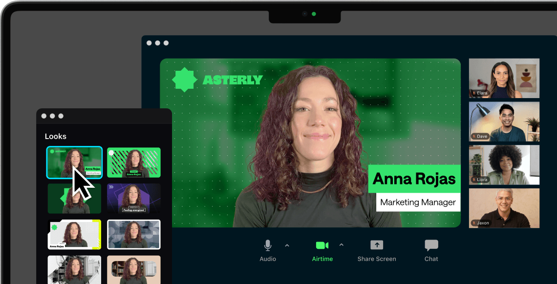 Looks showcase with Airtime Camera