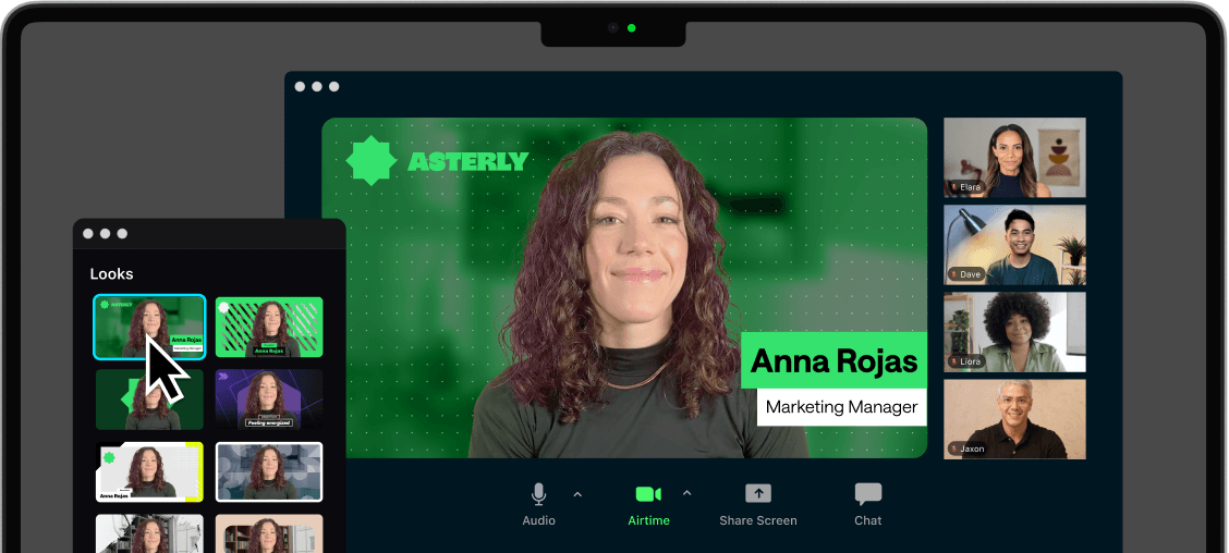Looks showcase with Airtime Camera
