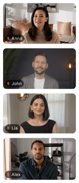 Audience on Zoom call